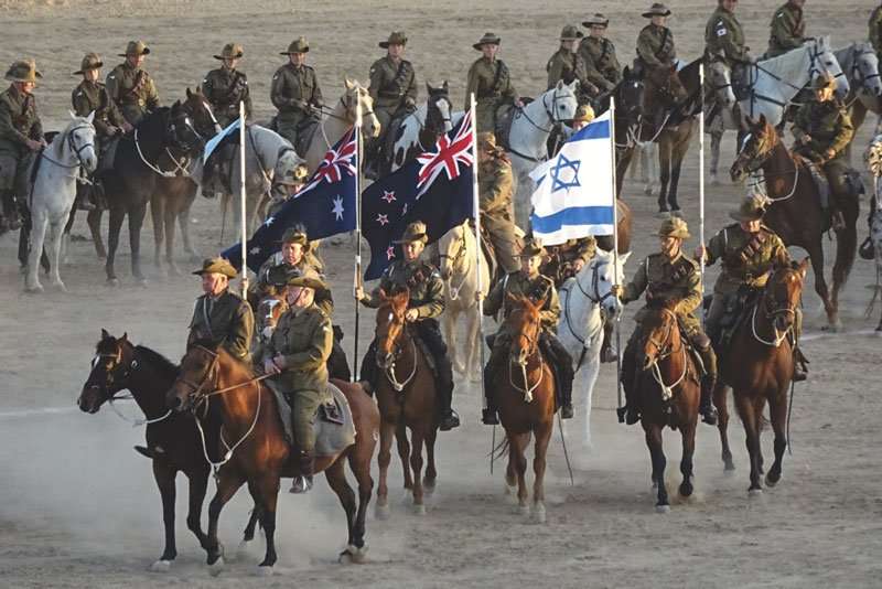 Beersheba Australian Light Horse Charge reenactment during the 2017 Centenary Celebrations in Israel.