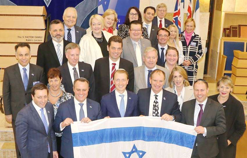 Victorian Liberal MPs at the Central Shule Chabad in Caulfield