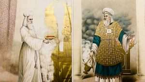 Depictions of the High Priest of Israel performing ceremonial duties