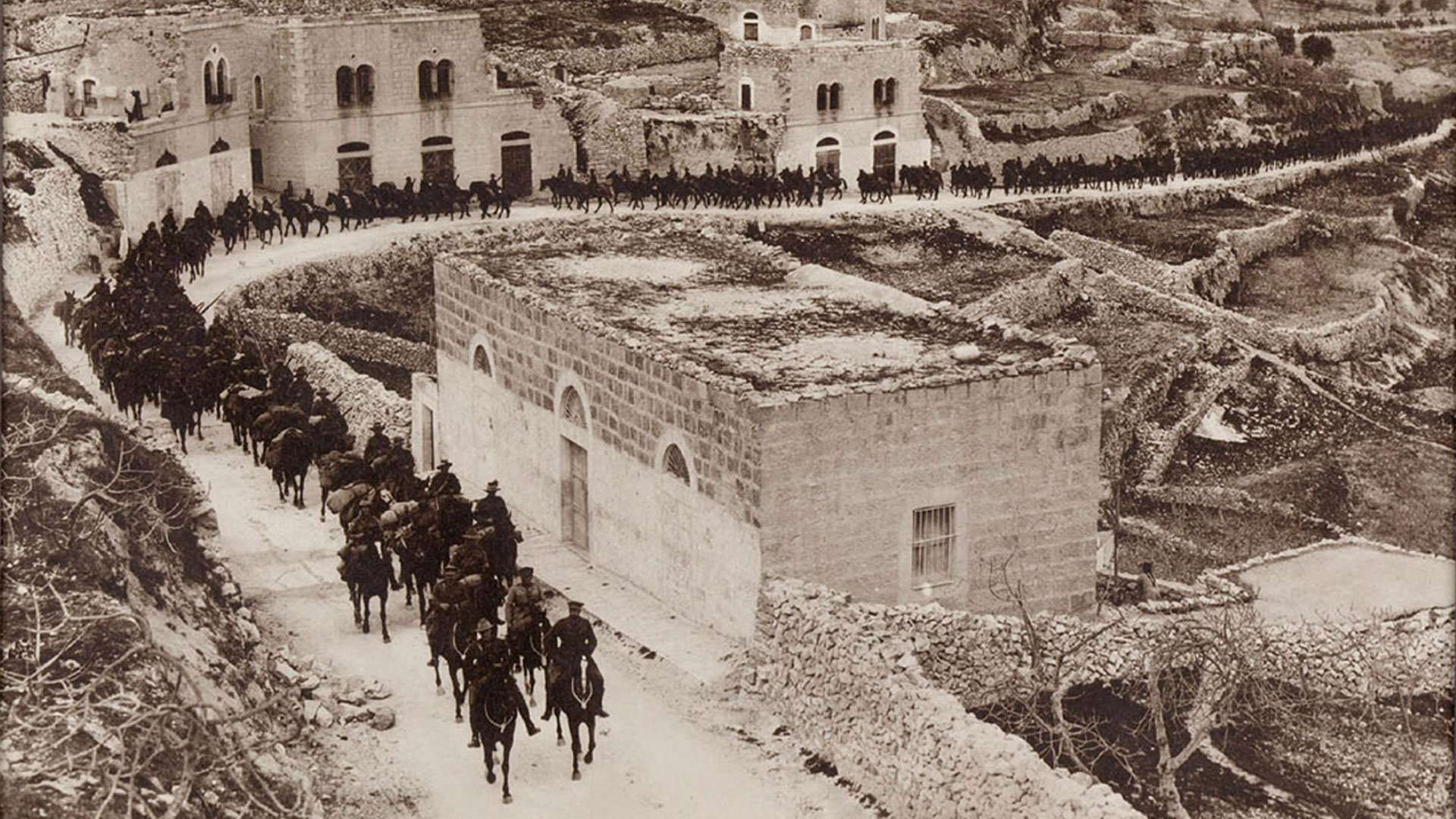 Australian Lighthorse Entering Bethlehem 1917