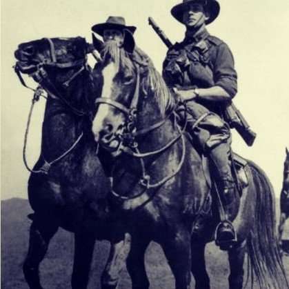 Major Rankin on Horseback