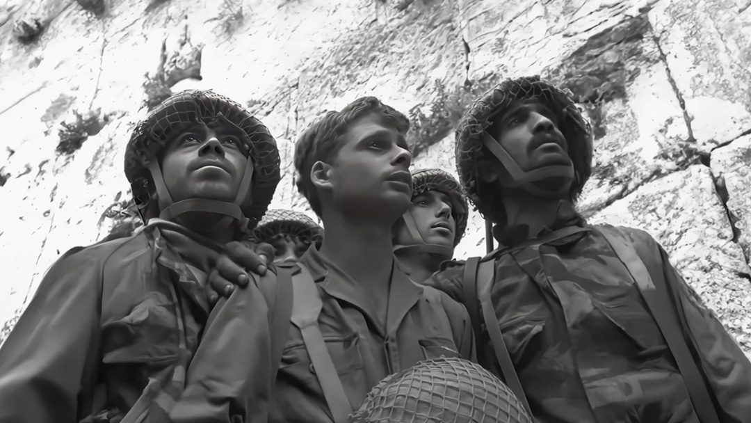 Paratroopers at the Western Wall, Jerusalem - 1967 (Six Day War)
