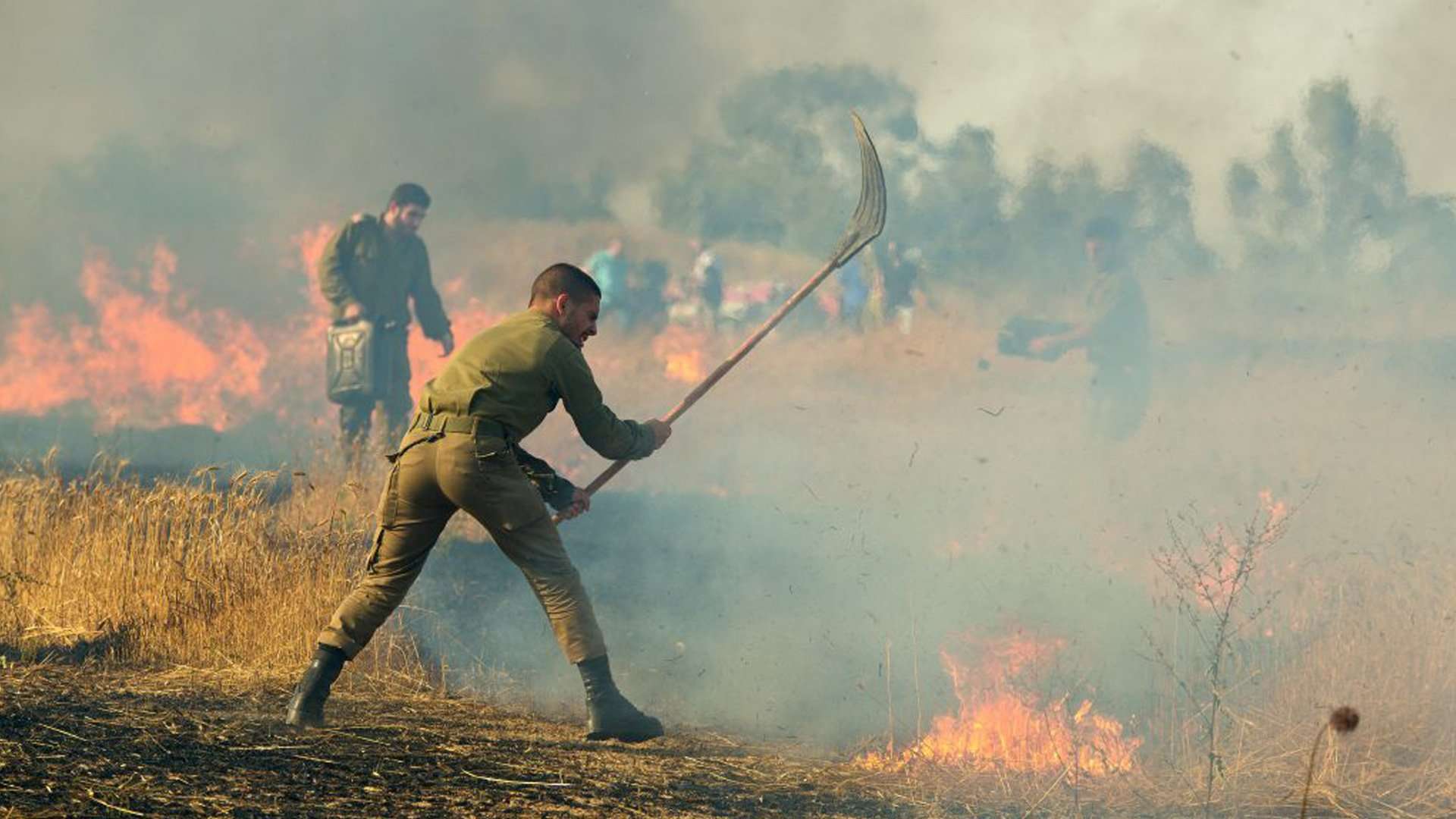 Israeli's Fire Fighting