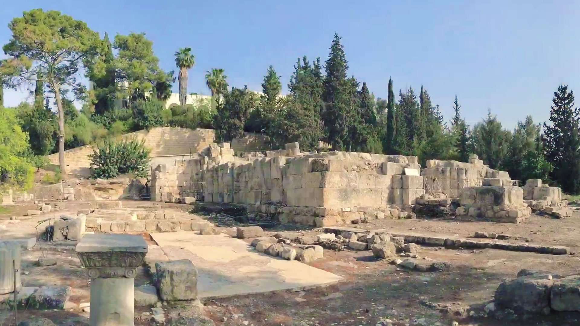 Nicopolis - the ruins of the Byzantine church complex