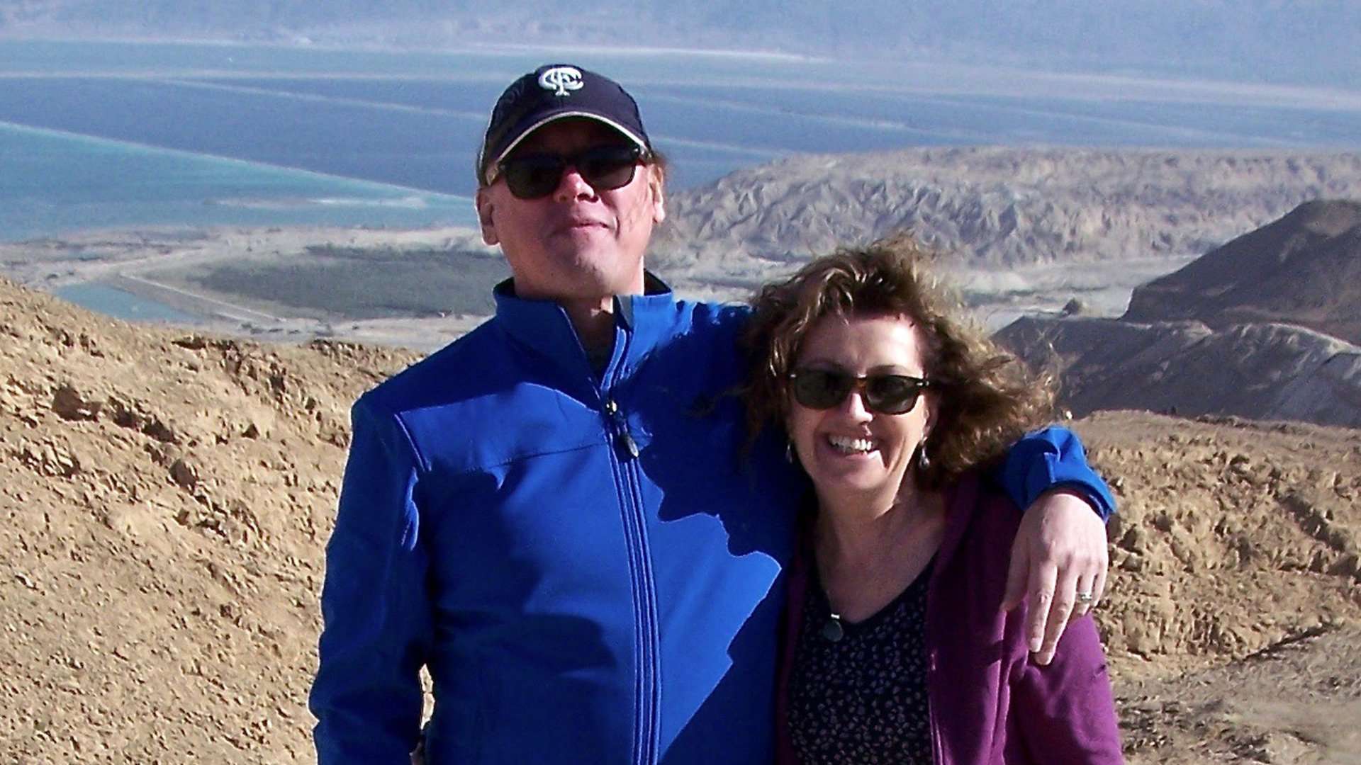Peter and Sandra Schuptar-Dead Sea near Arad